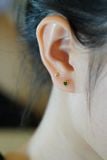 Hoa tai vàng 14k bi xước (ER-GLD-103)