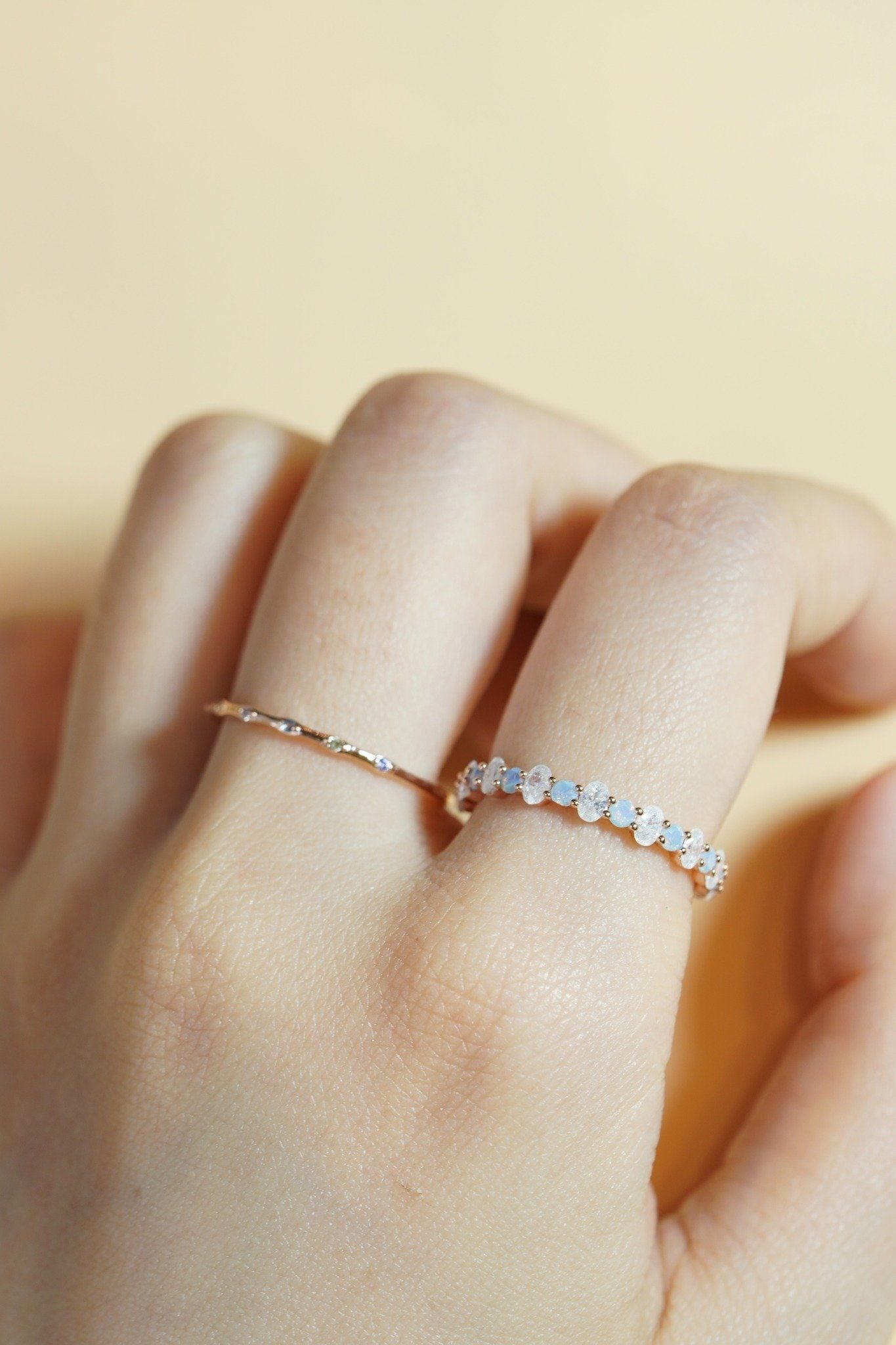 [ancafe-accessories] Nhẫn R290K-067-12-VH-ĐÁ XANH