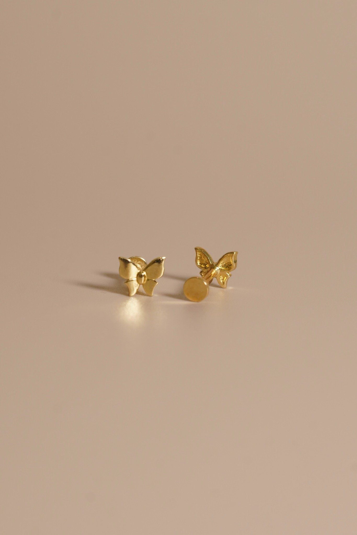 Hoa tai vàng 14K bướm xinh