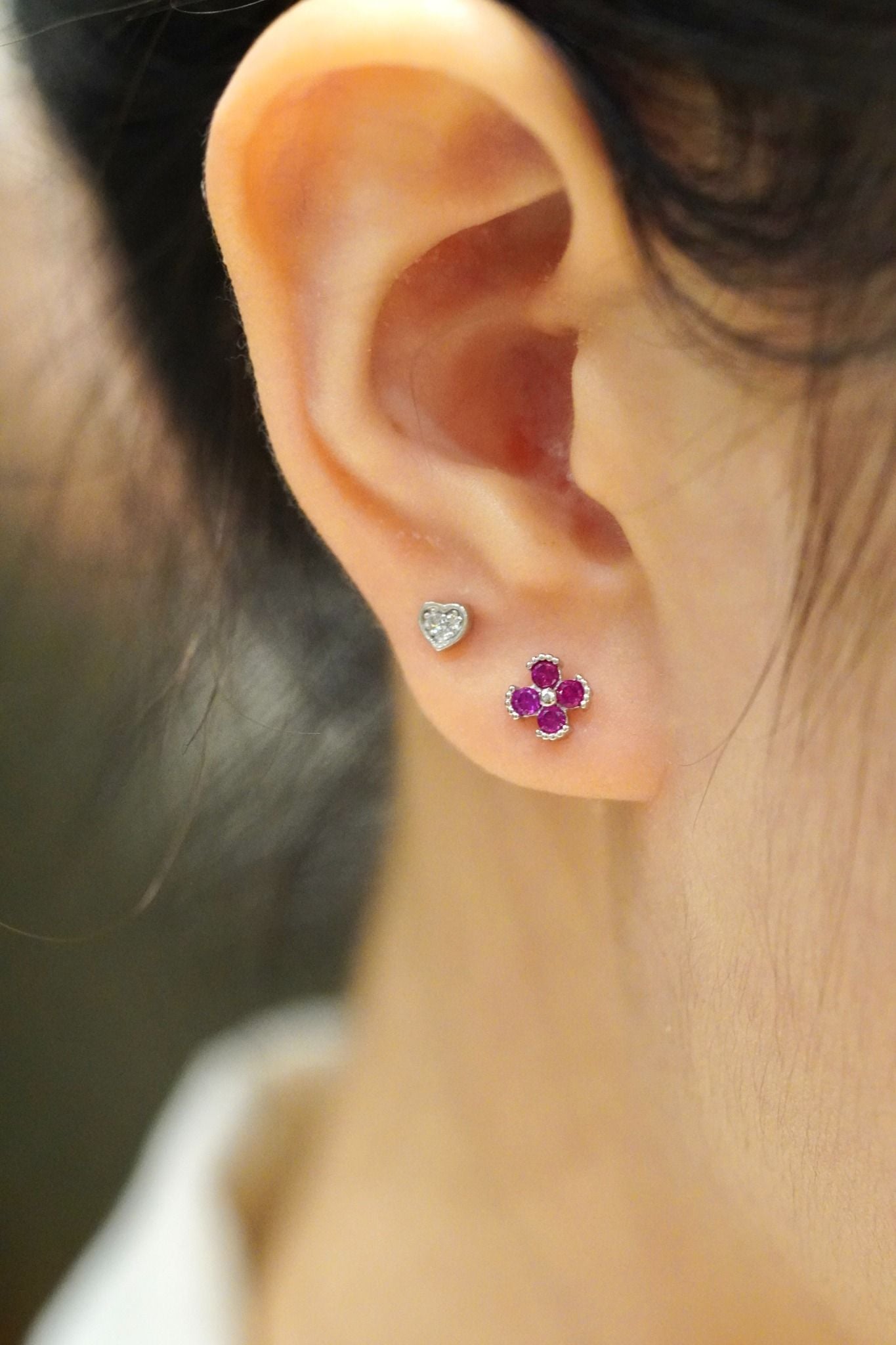 [ancafe-accessories] Hoa tai ER390K-102-BAC-ĐÁ TÍM