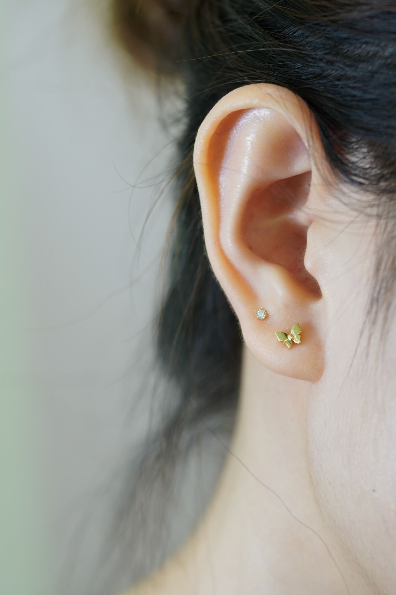 Hoa tai vàng 14K bướm xinh