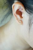 Hoa tai vàng 14k nơ xinh (ER-GLD-071)