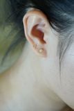 Hoa tai vàng 14k nơ (ER-GLD-108)