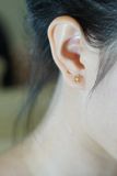 Hoa tai vàng 14k hoa nụ đá(ER-GLD-070)