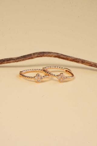  [ancafe-accessories] Hoa tai ER250K-009-HOA VÀNG 