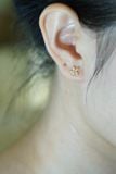 Hoa tai vàng 14k hoa xinh (ER-GLD-076)