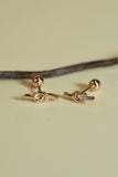 Hoa tai vàng 14k Knot (ER-GLD-101)