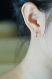 Hoa tai vàng 14k hoops xoắn 8mm