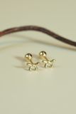 Hoa tai vàng 14k nơ (ER-GLD-108)