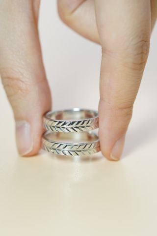  Nhẫn đôi thiết kế theo yêu cầu - 57 