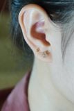 Hoa tai vàng 14k 4 lá (ER-GLD-104)