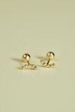 Hoa tai vàng 14k ngoặc (ER-GLD-068)