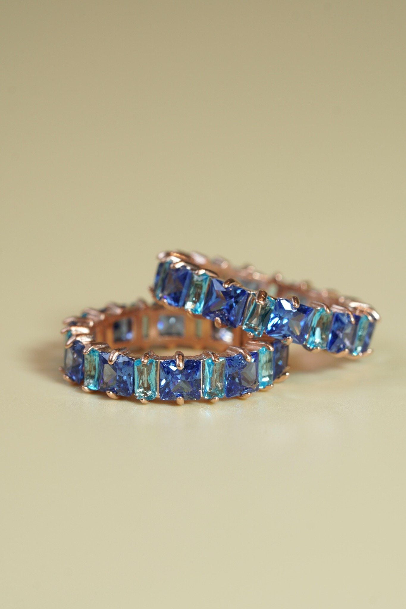 [ancafe-accessories] Nhẫn R450K-015-12-VH-ĐÁ XANH