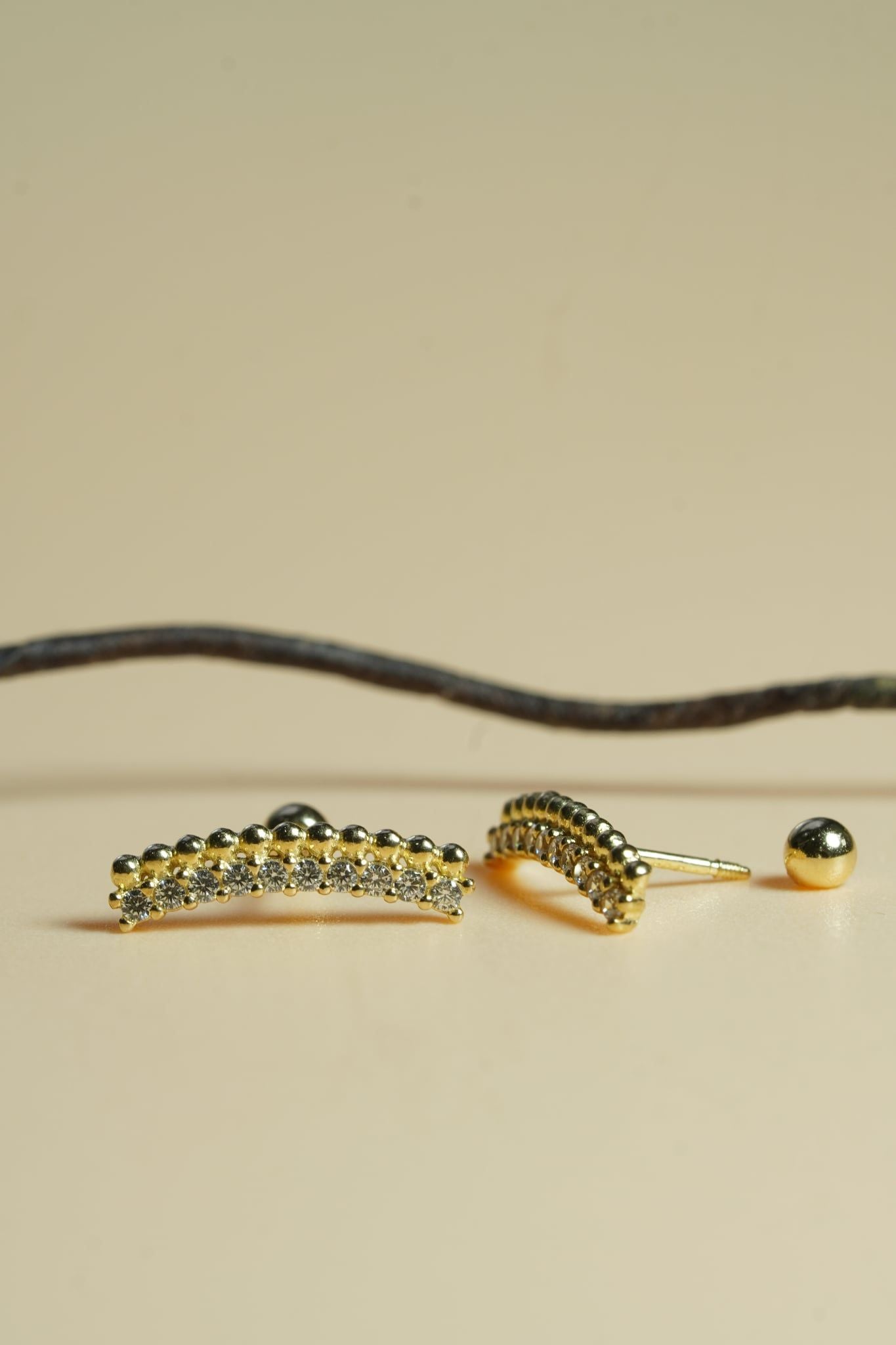 Hoa tai vàng 14k xinh (ER-GLD-107)
