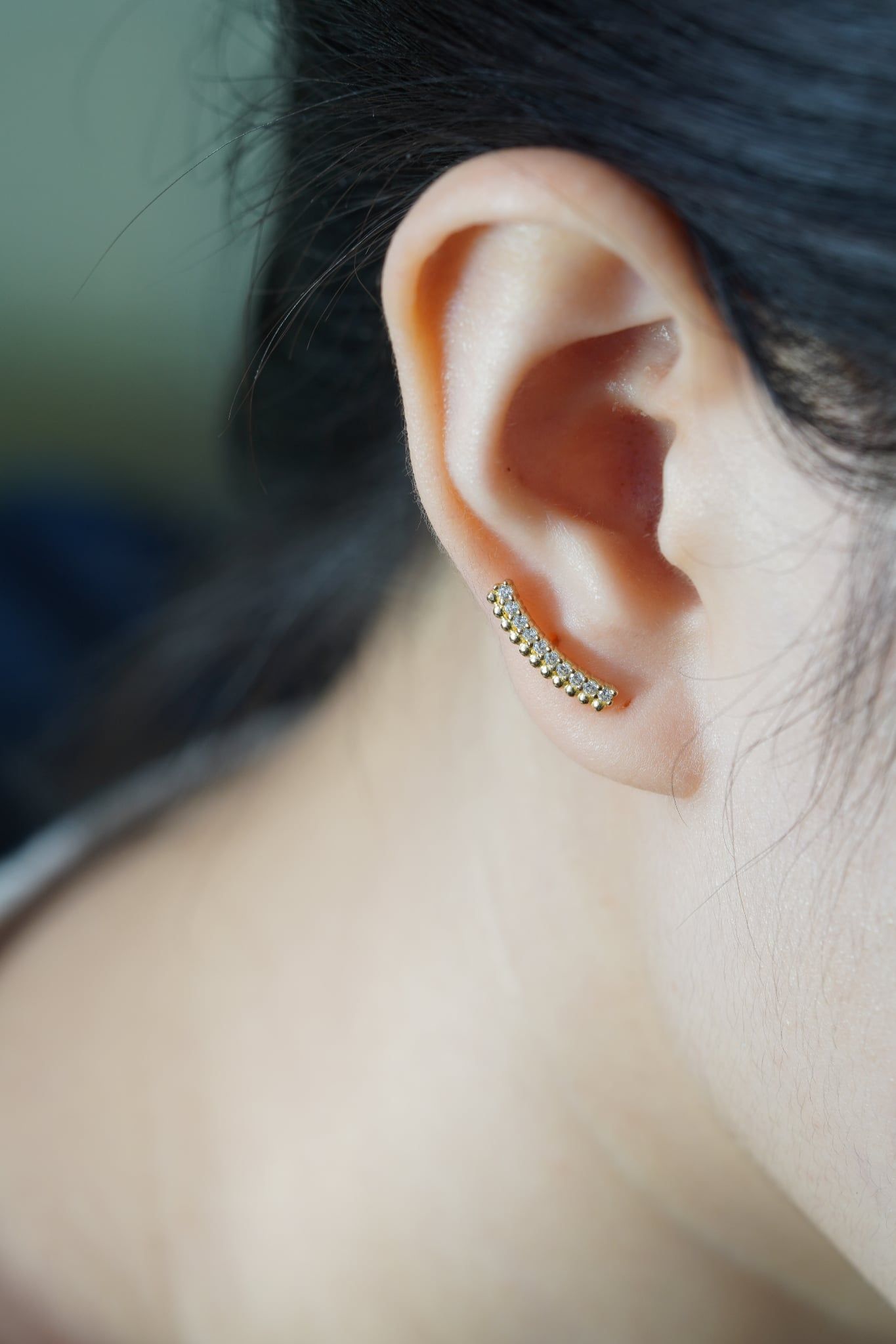 Hoa tai vàng 14k xinh (ER-GLD-107)