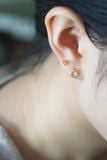 Hoa tai vàng 14k xinh (ER-GLD-121)