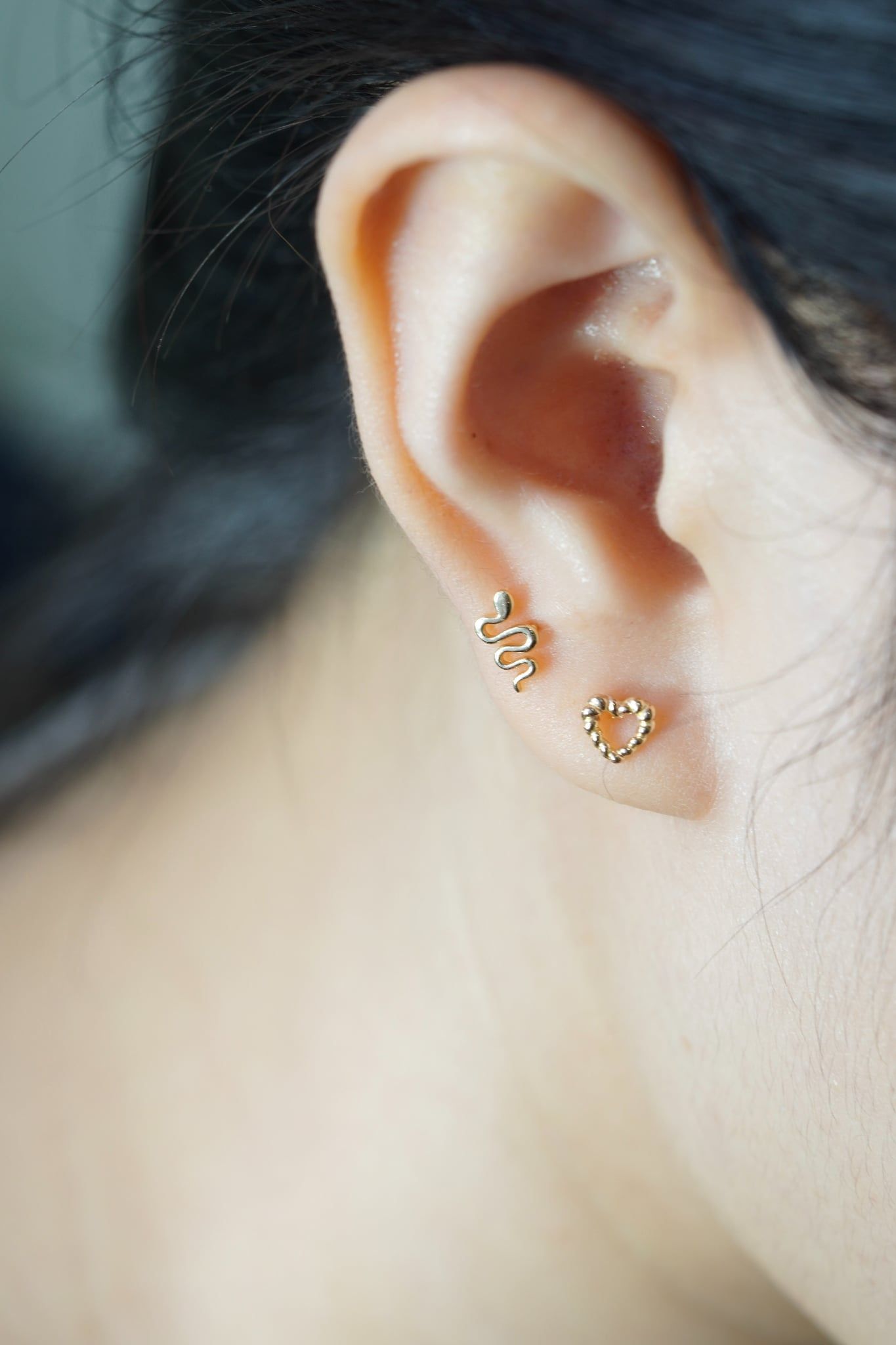 Hoa tai vàng 14k hoa xinh (ER-GLD-109)