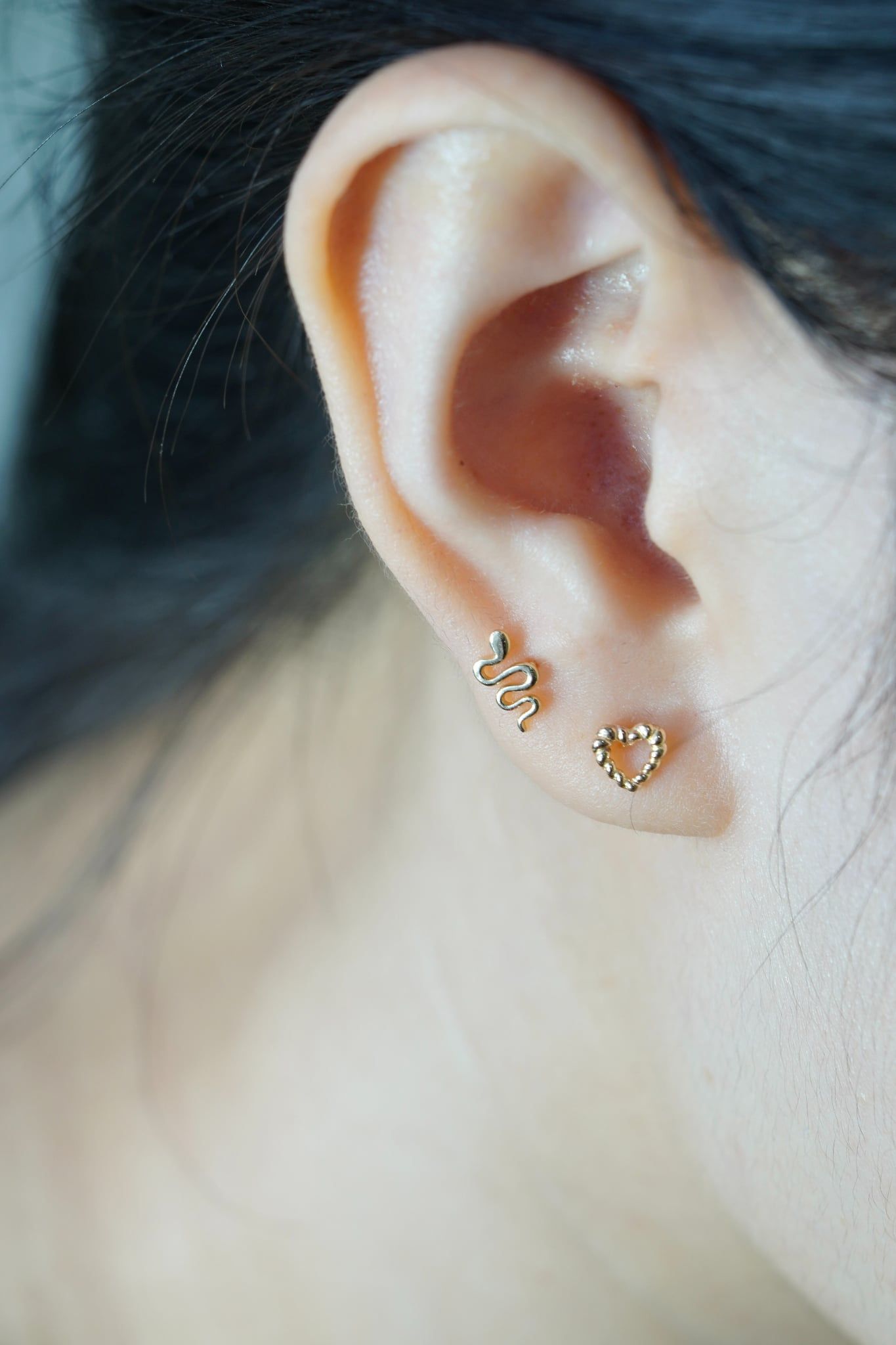 Hoa tai vàng 14k hoa xinh (ER-GLD-109)