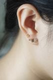 Hoa tai vàng 14k hoa xinh (ER-GLD-111)
