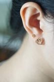 Hoa tai vàng 14k xinh (ER-GLD-112)