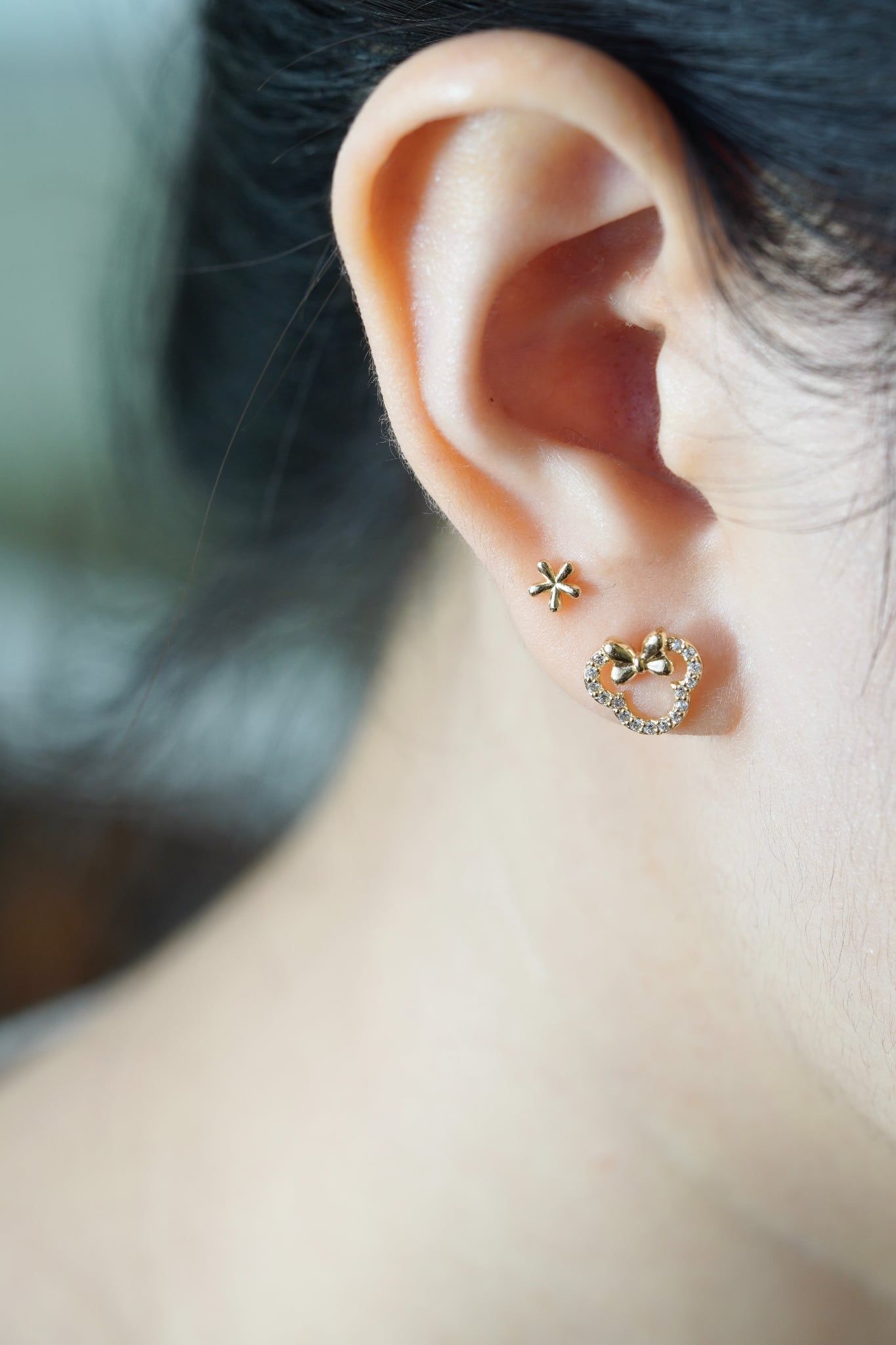 Hoa tai vàng 14k xinh (ER-GLD-112)