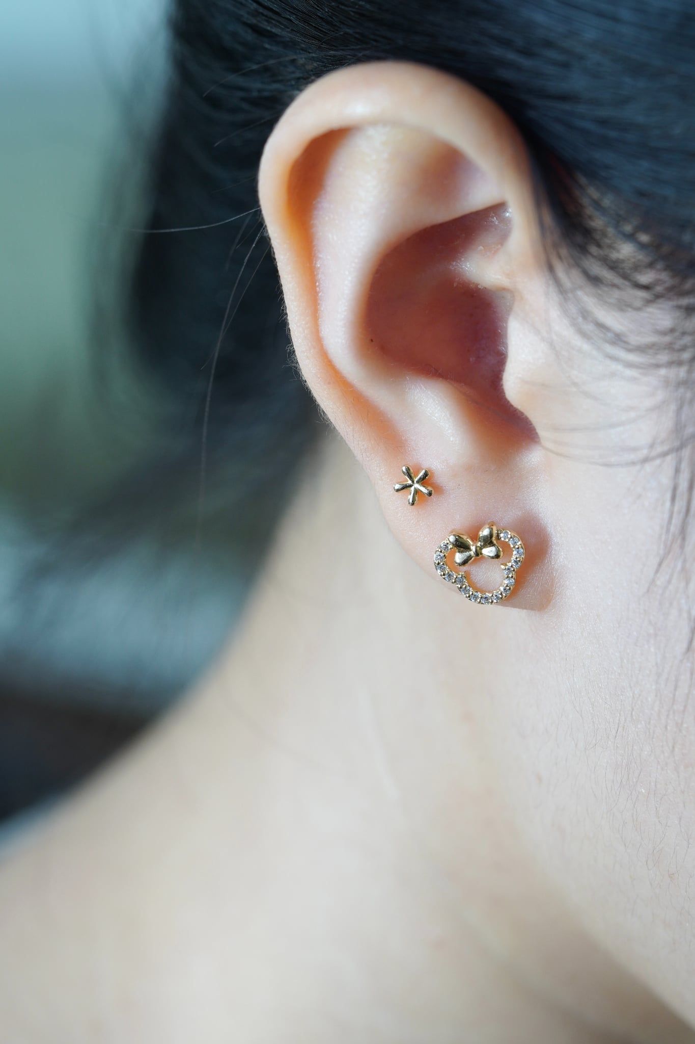 Hoa tai vàng 14k xinh (ER-GLD-112)
