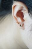 Hoa tai vàng 14k bướm xinh (ER-GLD-120)