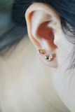 Hoa tai vàng 14k bướm xinh (ER-GLD-120)