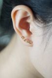 Hoa tai vàng 14k nút thắt ( ER-GLD-130)