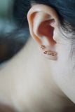 Hoa tai vàng 14k nút thắt ( ER-GLD-130)