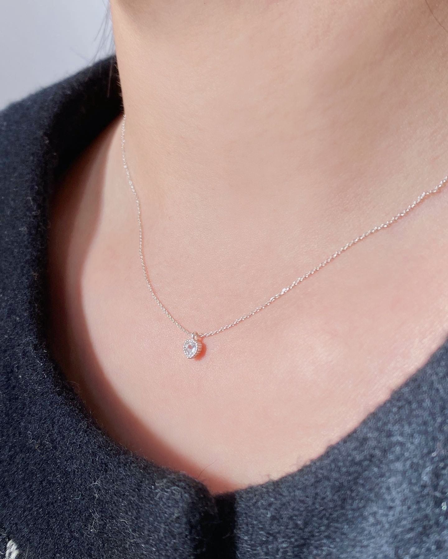 [ancafe-accessories] Dây chuyền NL420K-049-BAC-SỢI DÀY