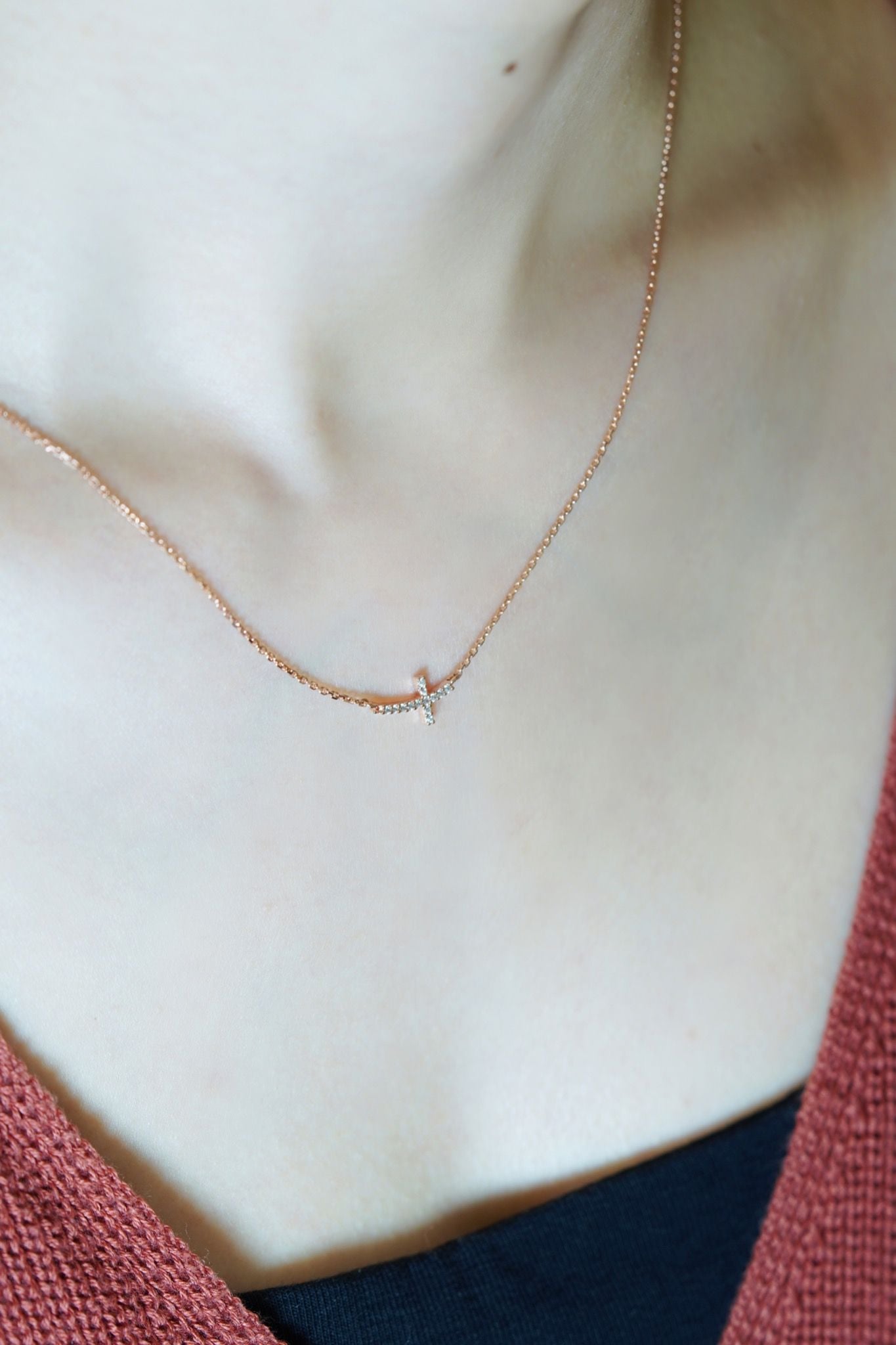 [ancafe-accessories] Dây chuyền NL420K-041-VH-ĐÁ TRẮNG