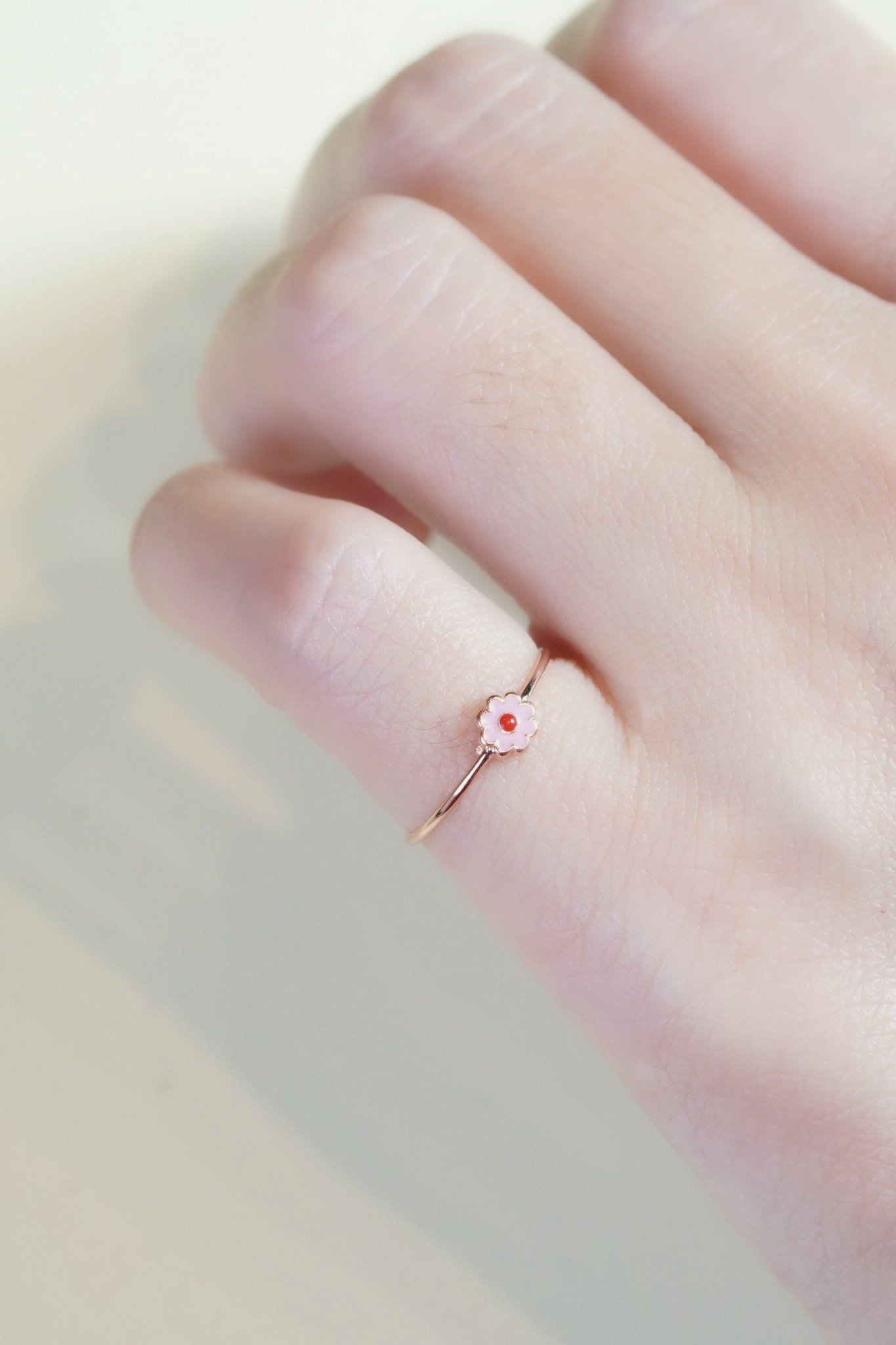 [ancafe-accessories] Nhẫn R250K-100-5-VH-HOA HỒNG