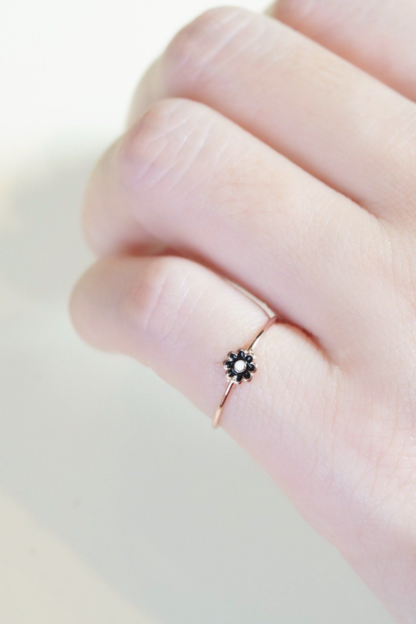 [ancafe-accessories] Nhẫn R250K-100-5-VH-HOA ĐEN