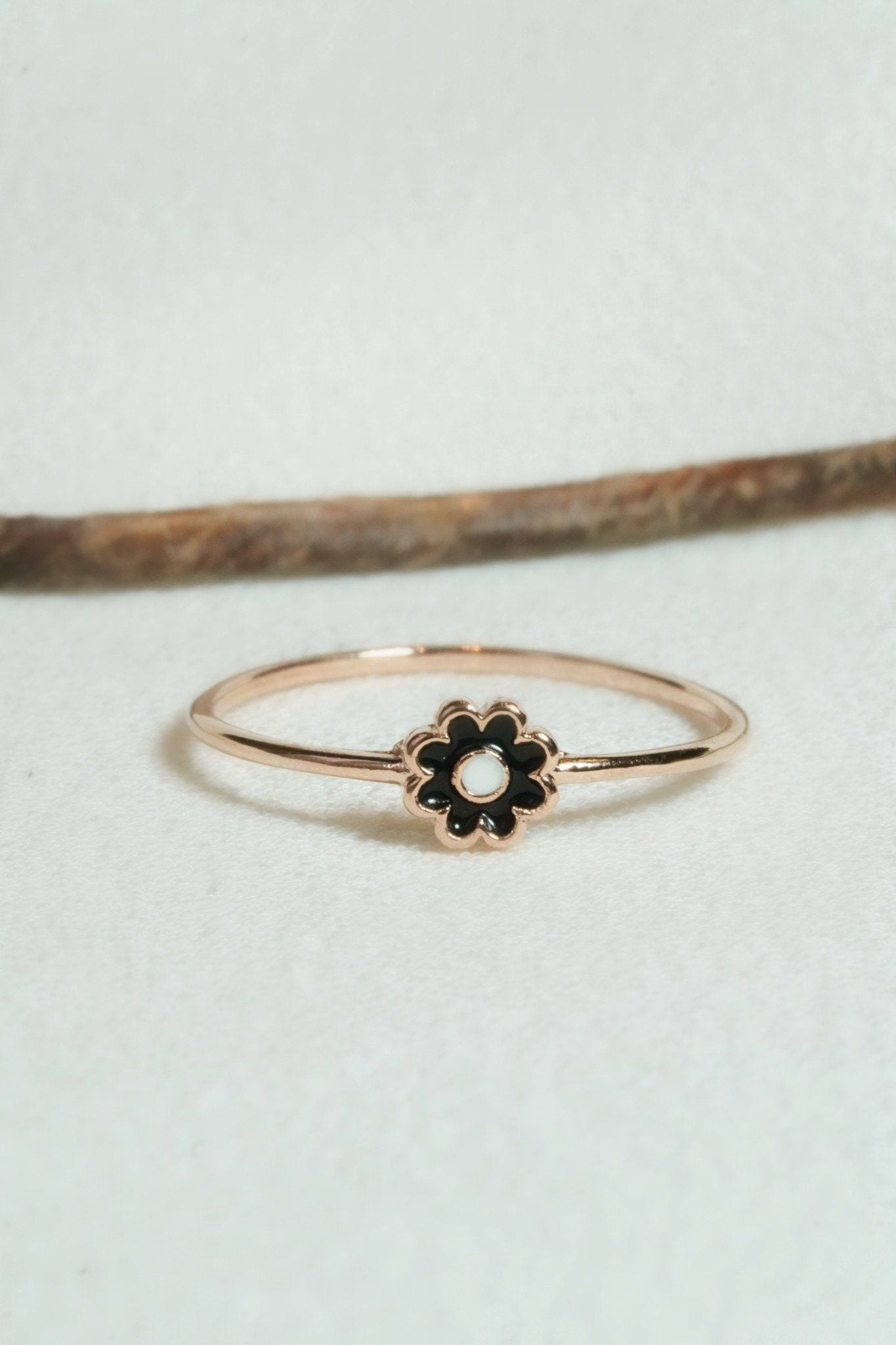 [ancafe-accessories] Nhẫn R250K-100-5-VH-HOA ĐEN