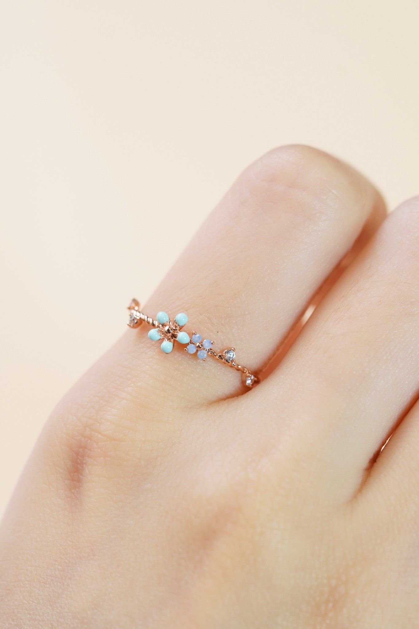 [ancafe-accessories] Nhẫn R250K-254-12-VH-HOA XANH