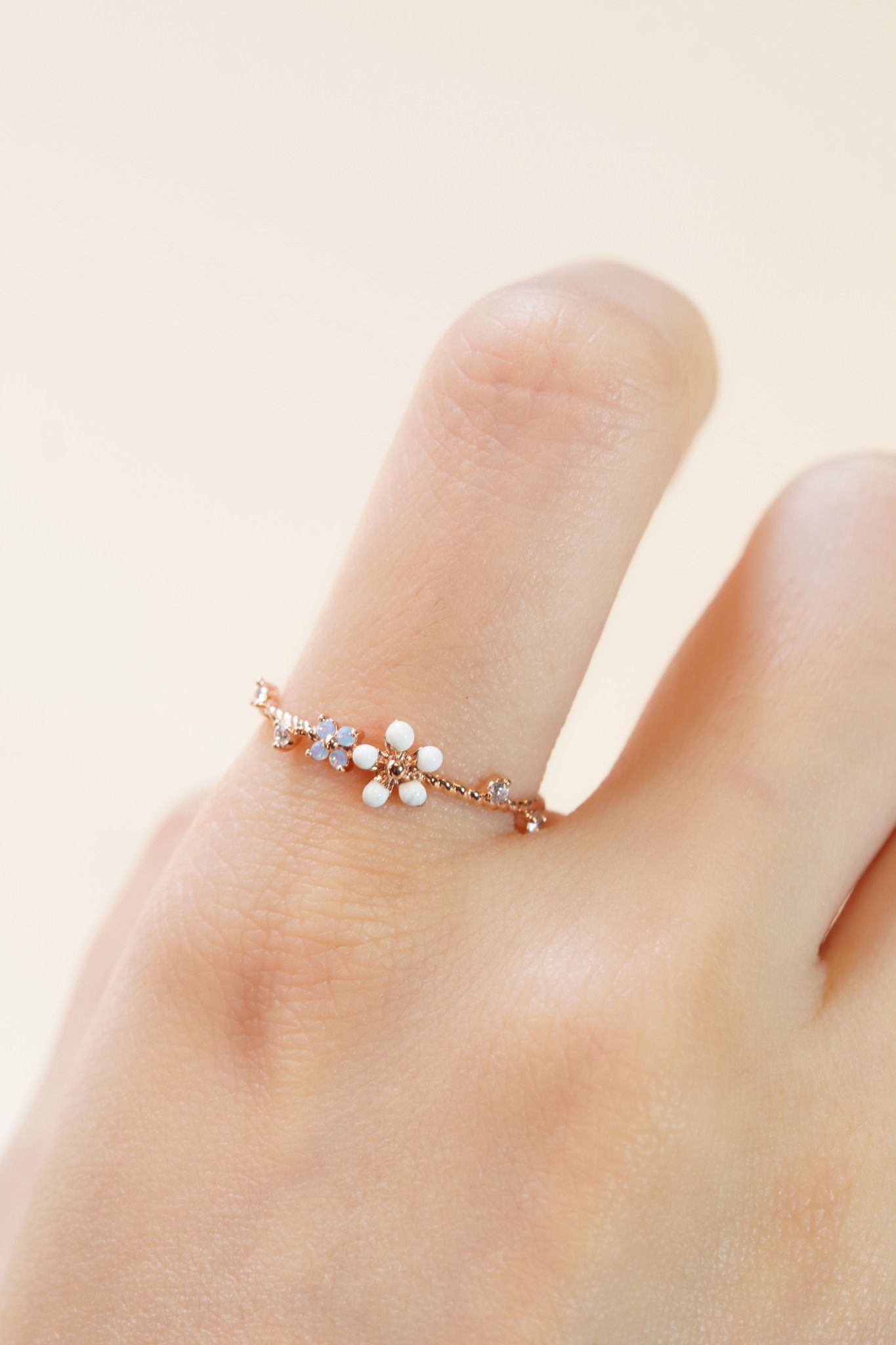 [ancafe-accessories] Nhẫn R250K-255-12-VH-HOA TRẮNG