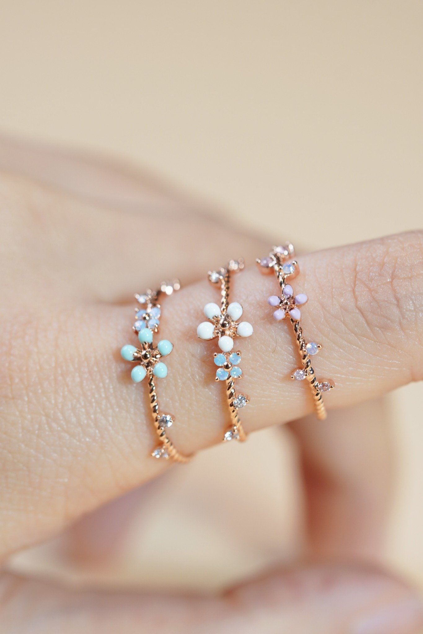 [ancafe-accessories] Nhẫn R250K-254-12-VH-HOA XANH