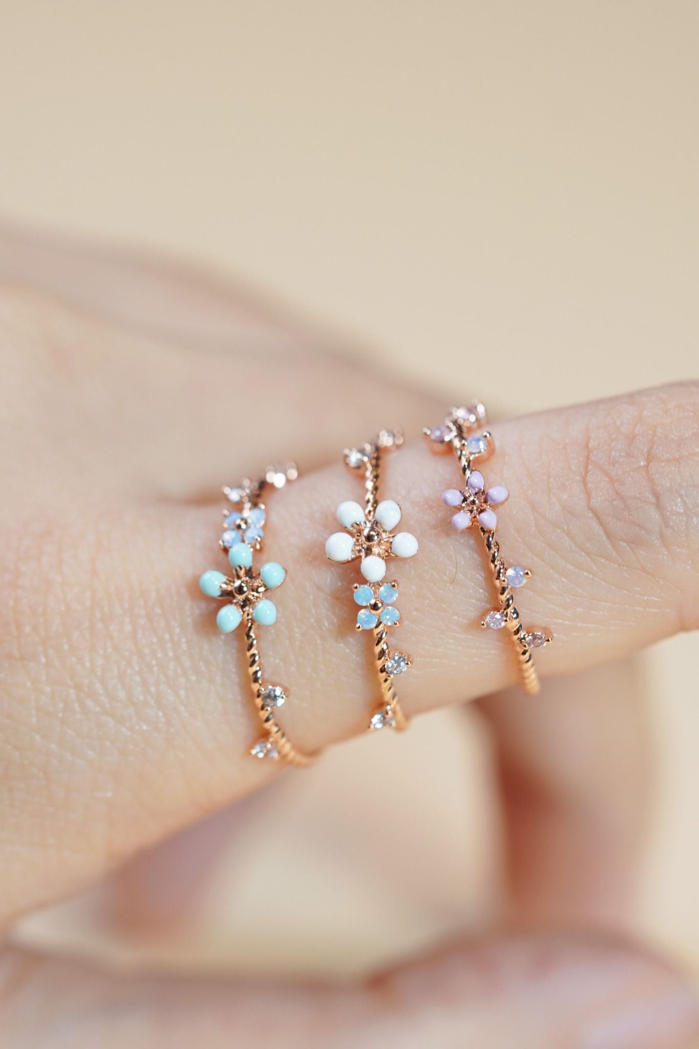 [ancafe-accessories] Nhẫn R250K-255-12-VH-HOA TRẮNG