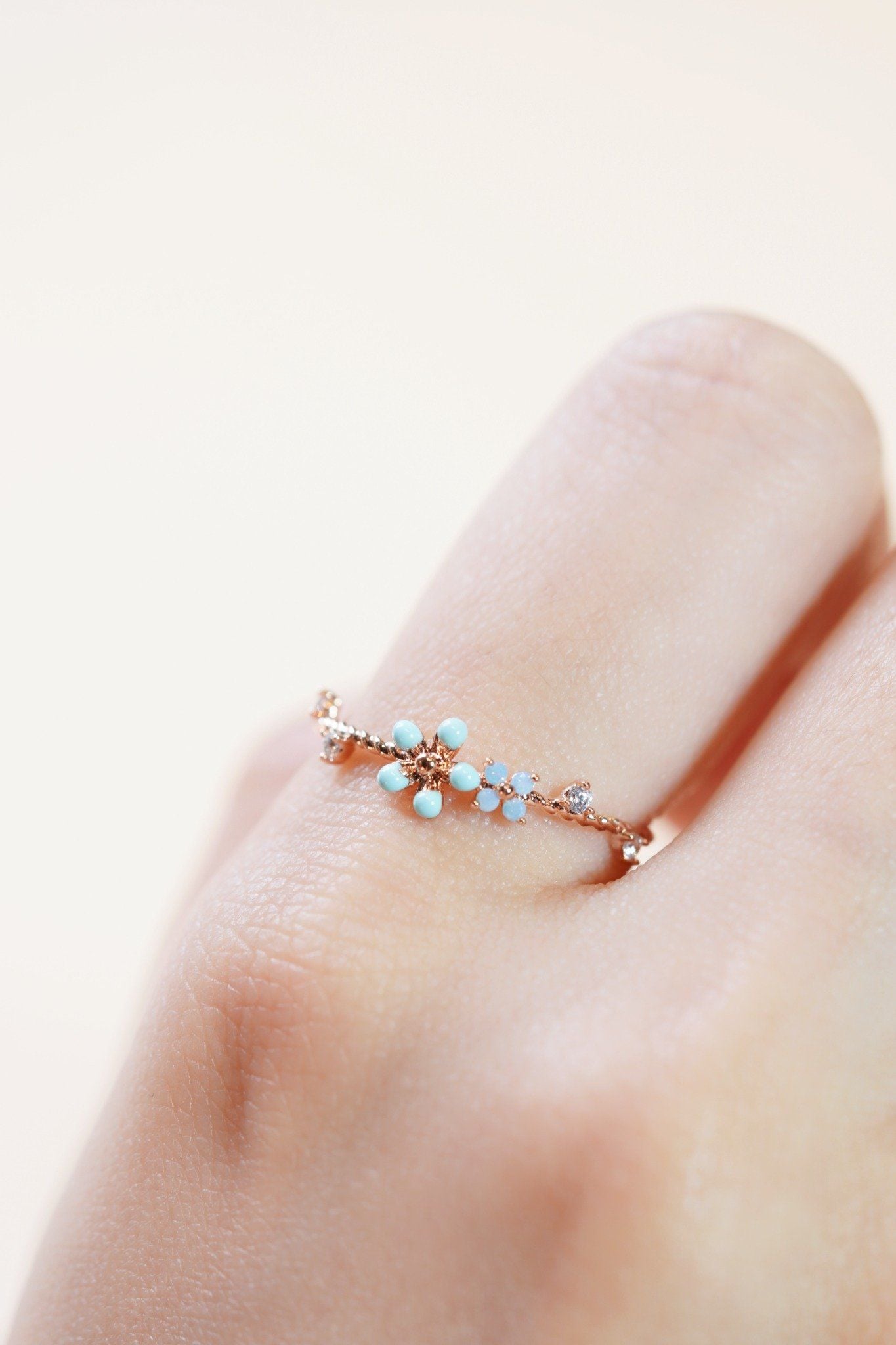 [ancafe-accessories] Nhẫn R250K-254-12-VH-HOA XANH