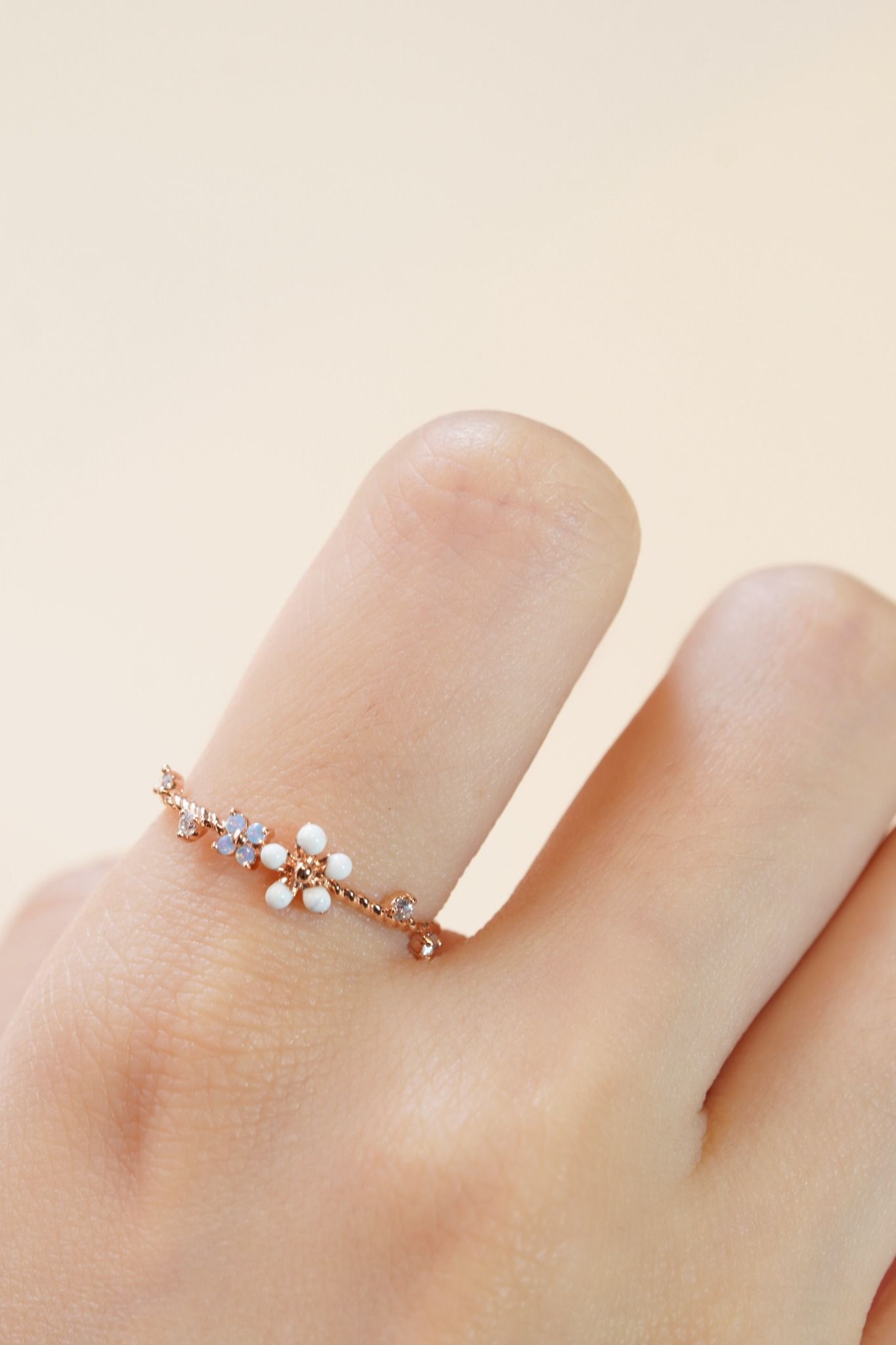 [ancafe-accessories] Nhẫn R250K-255-12-VH-HOA TRẮNG