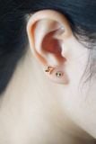 Hoa tai vàng 14k hoa xinh (ER-GLD-108)