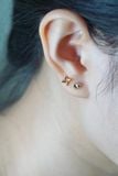 Hoa tai vàng 14k hoa xinh (ER-GLD-108)