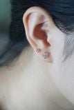 Hoa tai vàng 14K hoa xinh (ER-GLD-055)