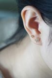 Hoa tai vàng 14K hoa xinh (ER-GLD-055)