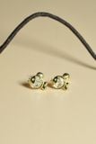 Hoa tai vàng 14k cá đính đá dễ thương (ER-GLD-090)