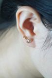 Hoa tai vàng 14k bướm xinh (ER-GLD-122)