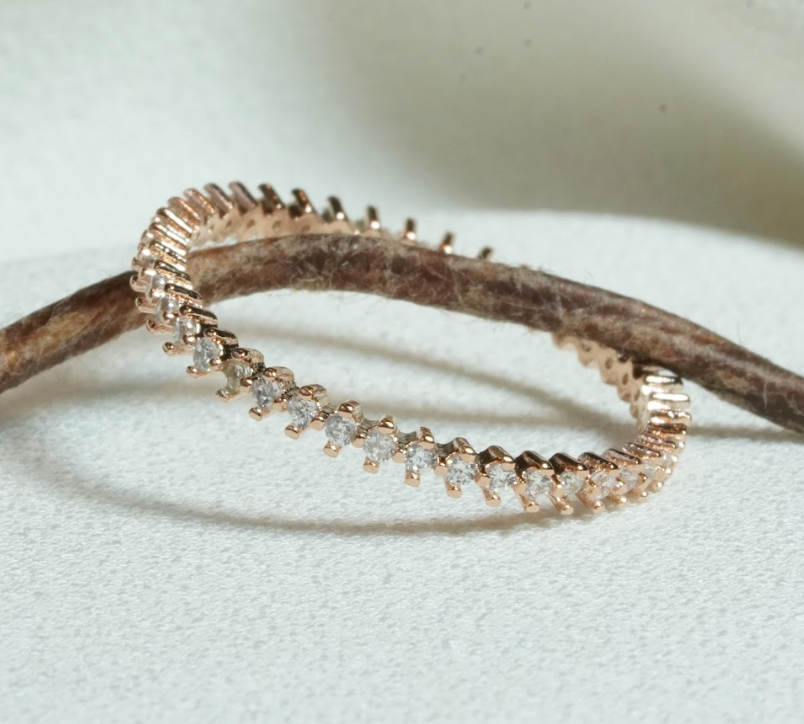 [ancafe-accessories] Nhẫn R250K-242-12-VH-ĐÁ TRẮNG