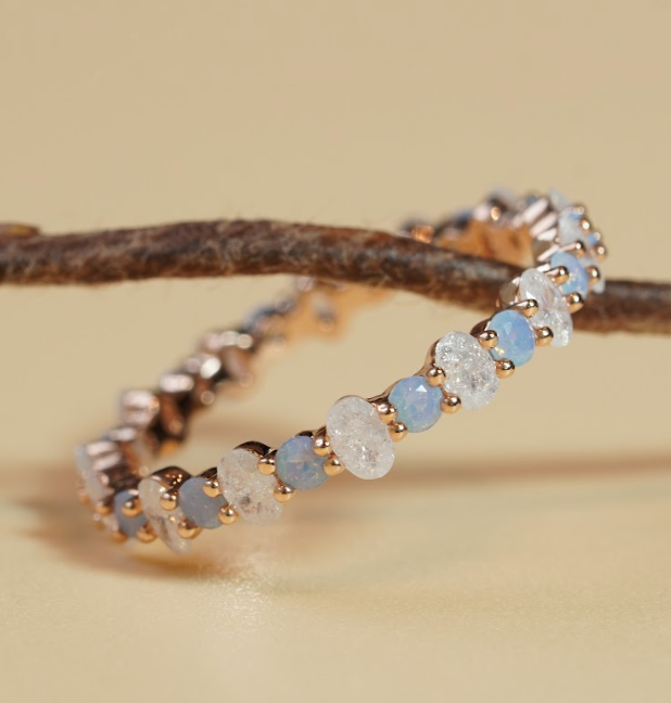 [ancafe-accessories] Nhẫn R290K-067-12-VH-ĐÁ XANH