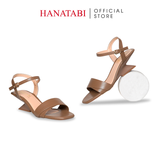 Giày Sandal Nữ Đế Xuồng Cao 5cm Hanatabi Quai Ngang 1 Xếp Hậu C Bigisze (35-41) Mã HNSDG5F1263
